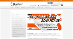 Desktop Screenshot of duralightplastics.com
